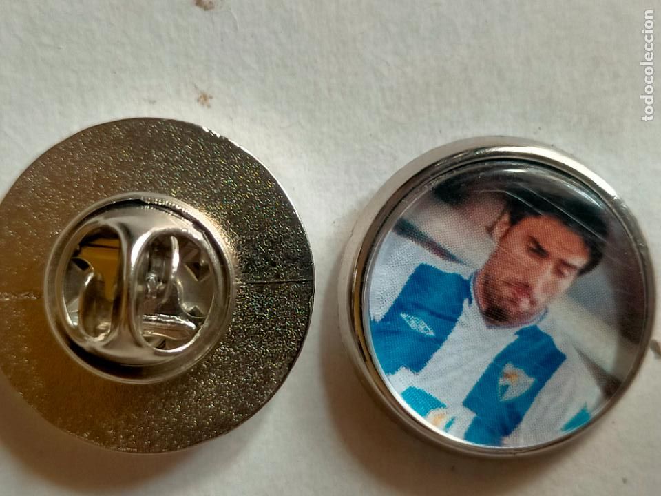 Sammlung von Pins: PIN REDONDO METAL - FUTBOL EQUIPO COMPONENTE O JUGADOR DEL CLUB - MALAGA