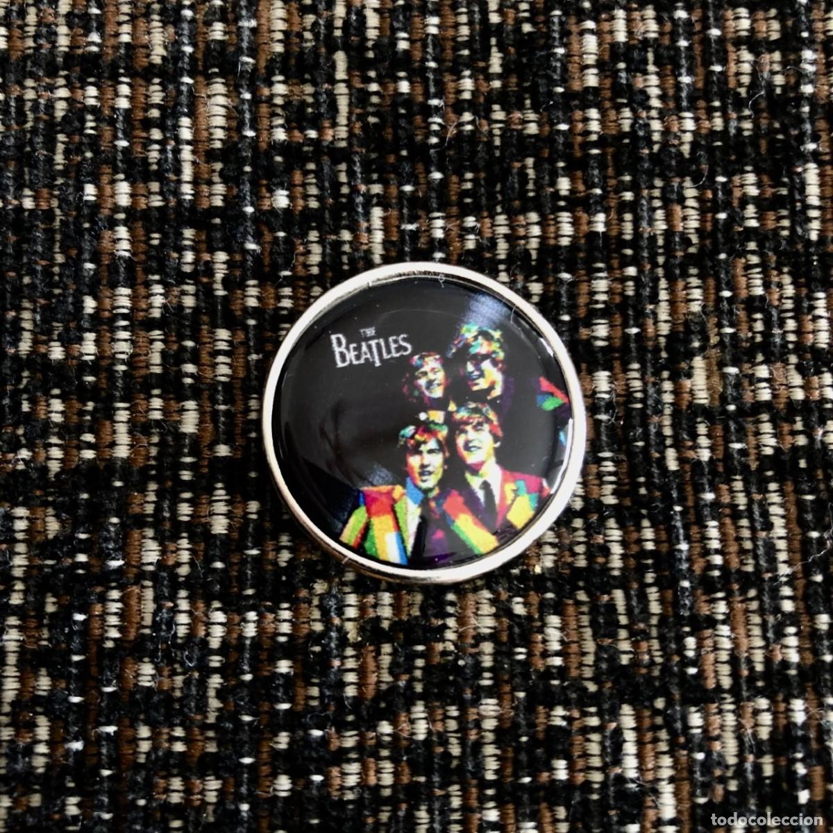 Pins de colecci&oacute;n: PIN METAL Y RESINA EN MEDIDA 2.5 CENT&Iacute;METROS DE DI&Aacute;METRO, NUEVO Y SIN USO, THE BEATLES