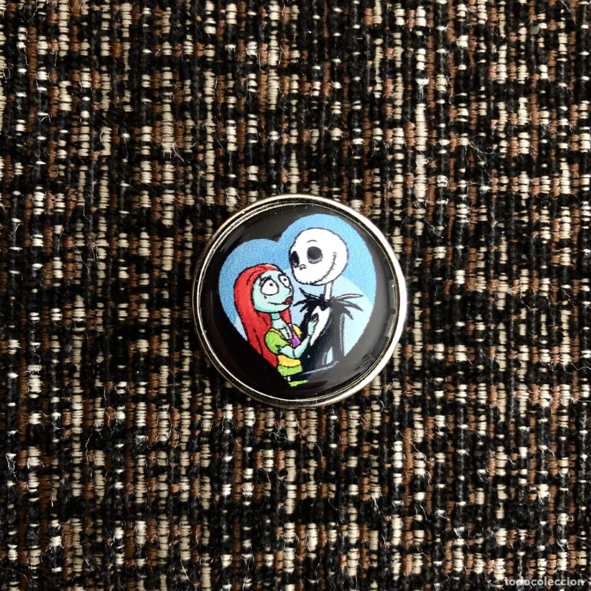 Pin's de collection: PIN METAL Y RESINA EN MEDIDA 2.5 CENT&Iacute;METROS DE DI&Aacute;METRO, NUEVO Y SIN USO, JACK SKELLINGTON NIGHTMAR