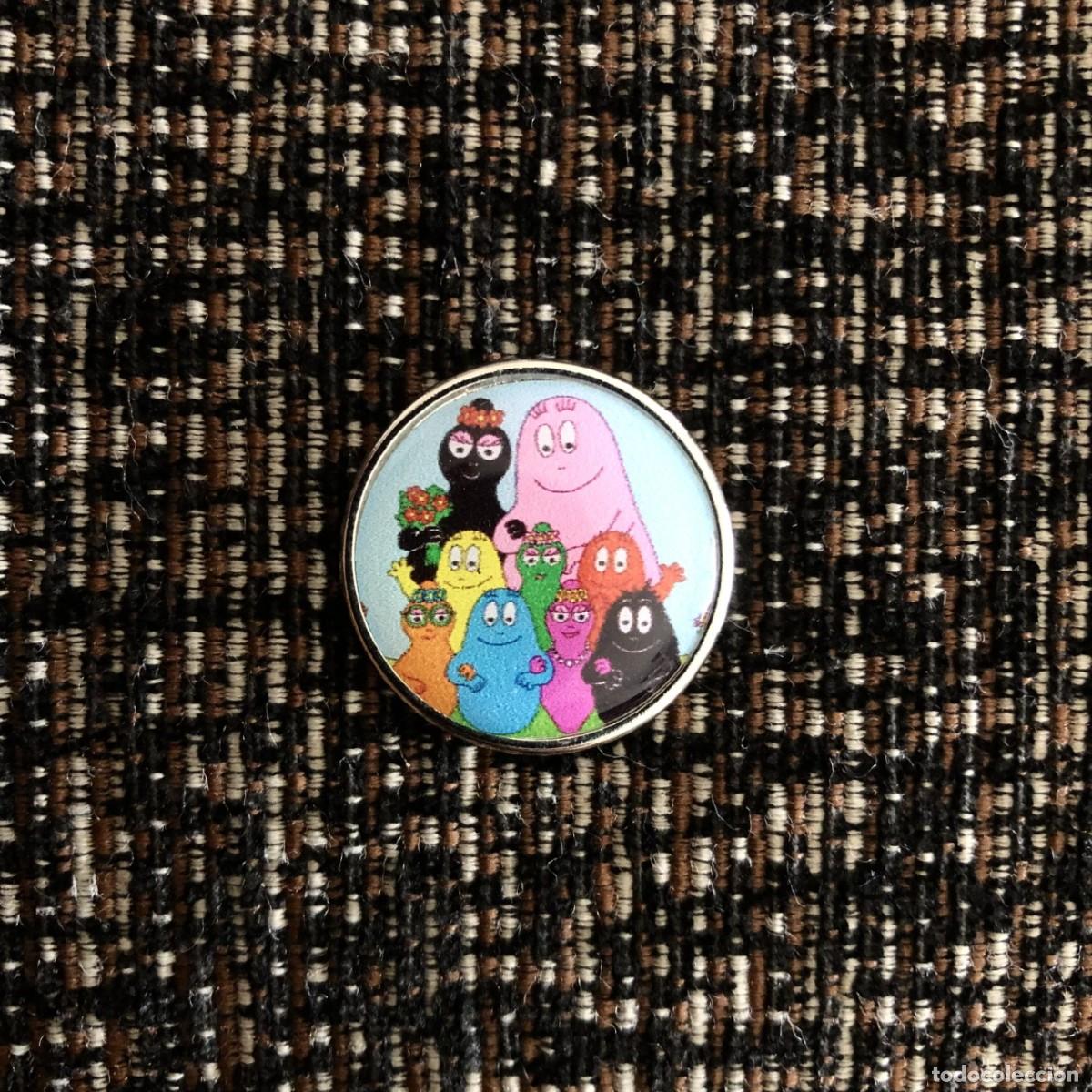 Pin's de collection: PIN METAL Y RESINA EN MEDIDA 2.5 CENT&Iacute;METROS DE DI&Aacute;METRO, NUEVO ,BARBAPAPA