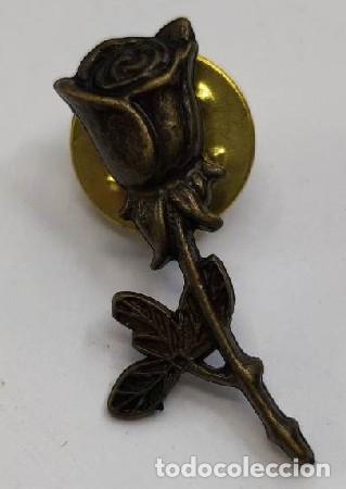 Pins de colecci&oacute;n: PIN ROSA BRONCE PINS-1176 ,10