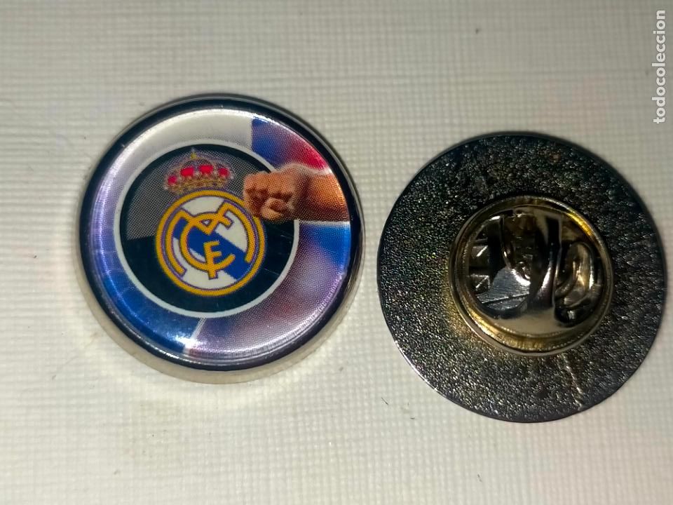Pins de colecci&oacute;n: PIN REDONDO METAL - FUTBOL EQUIPO COMPONENTE O JUGADOR DEL CLUB - escudo real madrid