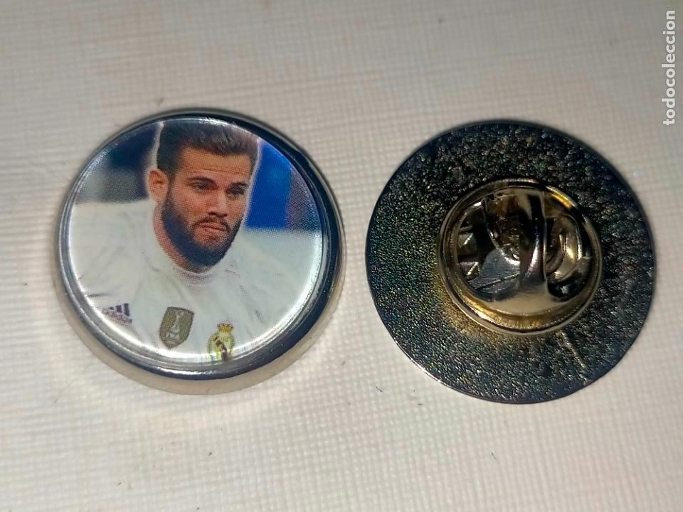 Pins de cole&ccedil;&atilde;o: PIN REDONDO METAL - FUTBOL EQUIPO COMPONENTE O JUGADOR DEL CLUB - real madrid
