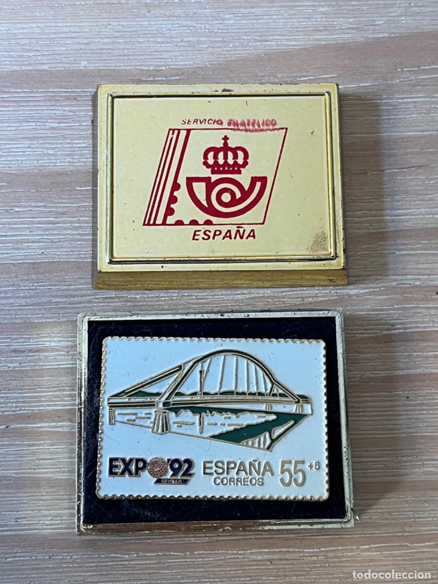 Pins de colecci&oacute;n: Var SELLO PIN CORREOS EXPO 92 SEVILLA