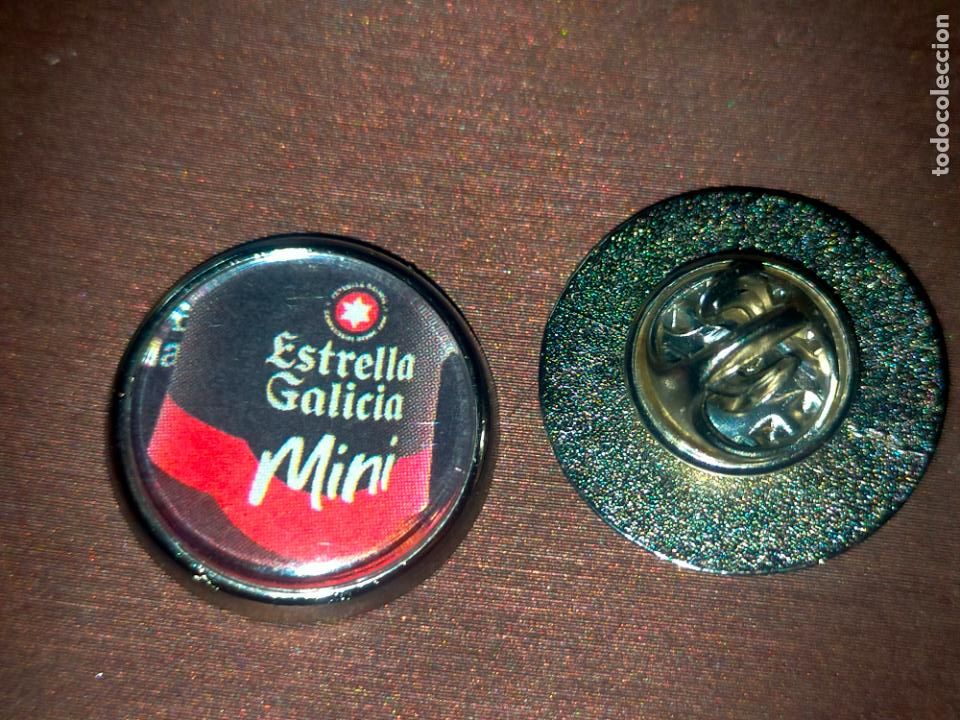 Pins de cole&ccedil;&atilde;o: pin redondo metal - CERVEZA ESTRELLA GALICIA