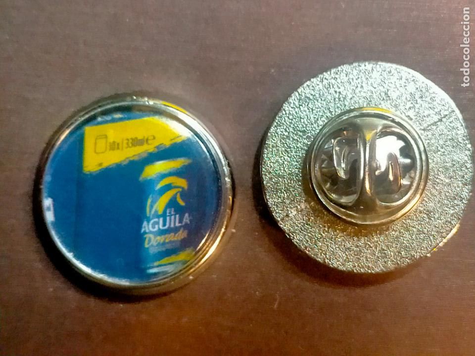 Collection pins: pin redondo metal - CERVEZA AGUILA