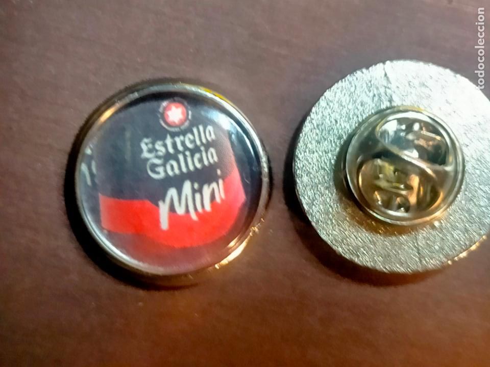Pins de cole&ccedil;&atilde;o: pin redondo metal - CERVEZA ESTRELLA GALICIA