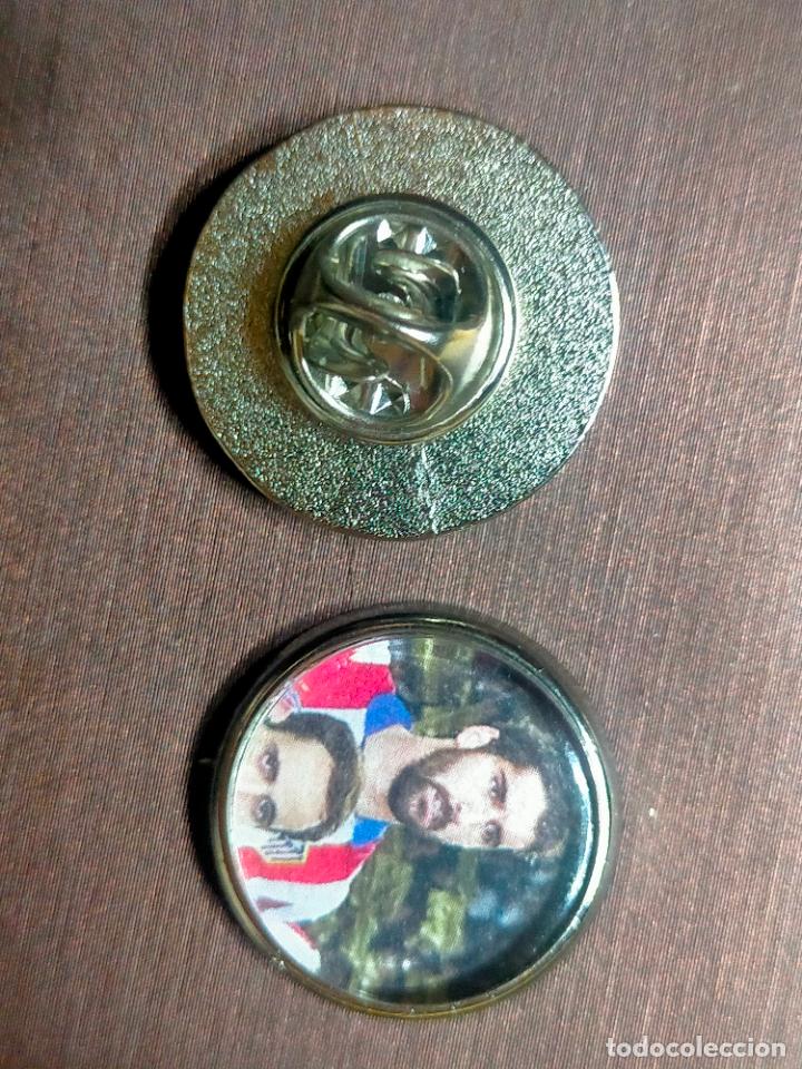 Pins de cole&ccedil;&atilde;o: pin redondo metal - f&uacute;tbol equipo club Atl&eacute;tico de Madrid