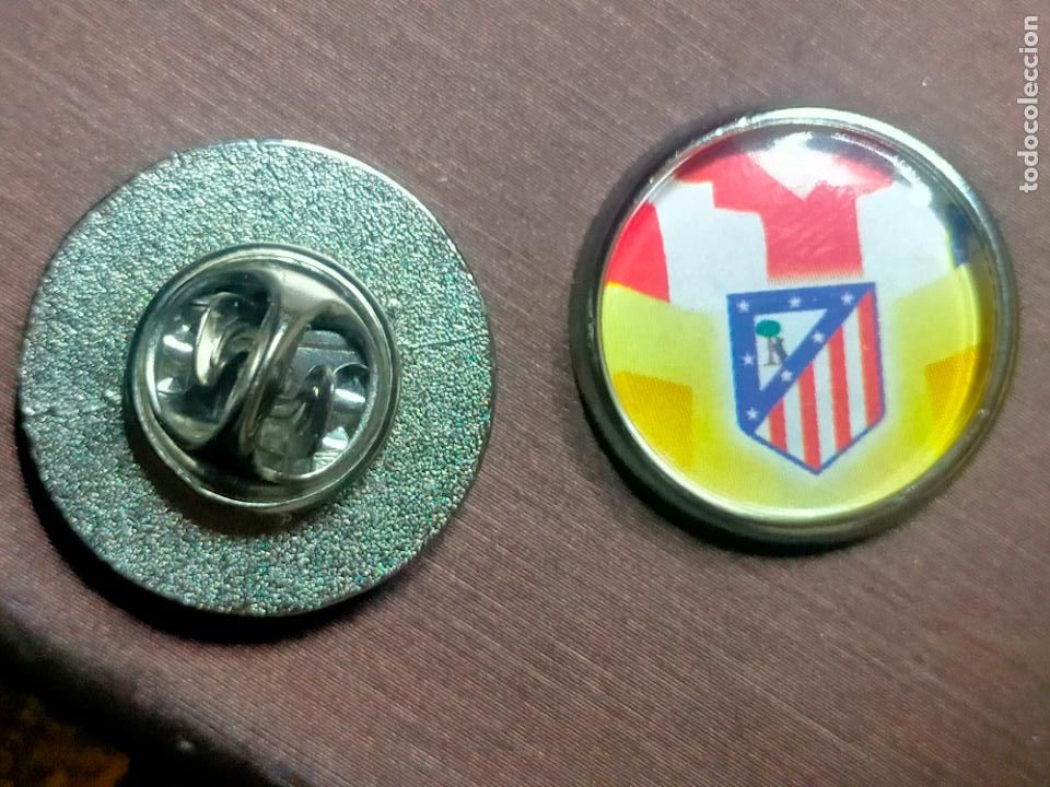 Pins de colecci&oacute;n: pin redondo metal - f&uacute;tbol equipo club Atl&eacute;tico de Madrid