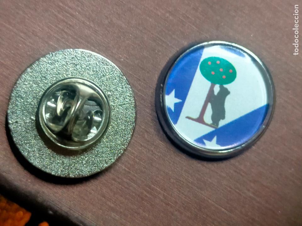 Pins de colecci&oacute;n: pin redondo metal - f&uacute;tbol equipo club Atl&eacute;tico de Madrid