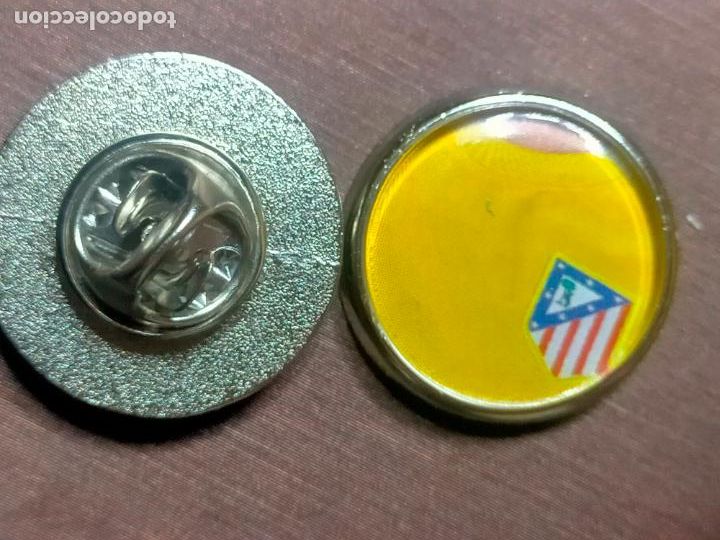 Pins de colecci&oacute;n: pin redondo metal - f&uacute;tbol equipo club Atl&eacute;tico de Madrid