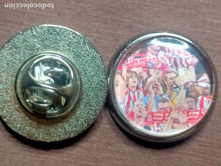 Pins de colecci&oacute;n: pin redondo metal - f&uacute;tbol equipo club Atl&eacute;tico de Madrid