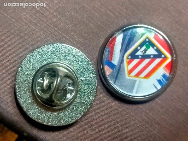 Pins de colecci&oacute;n: pin redondo metal - f&uacute;tbol equipo club Atl&eacute;tico de Madrid