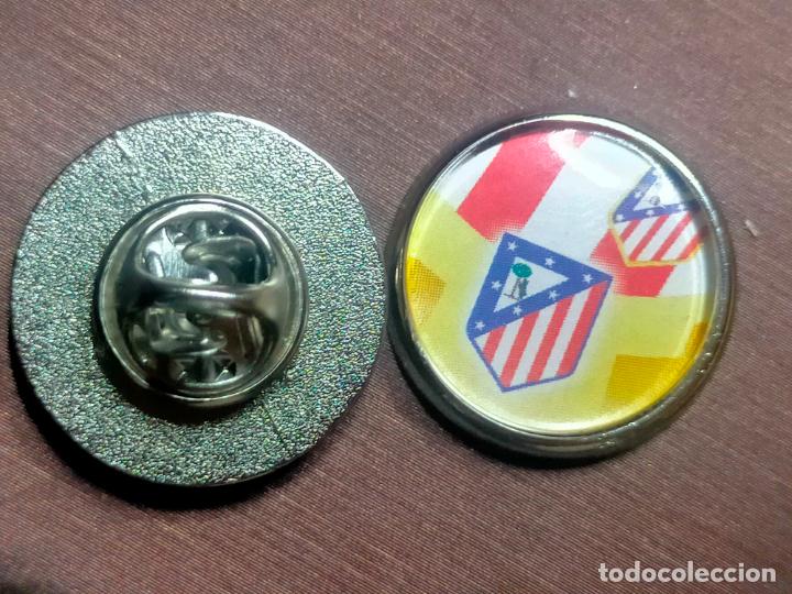 Pins de colecci&oacute;n: pin redondo metal - f&uacute;tbol equipo club Atl&eacute;tico de Madrid