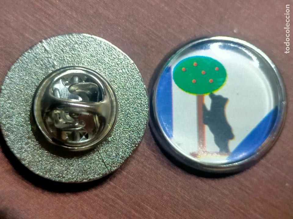 Pins de cole&ccedil;&atilde;o: pin redondo metal - f&uacute;tbol equipo club Atl&eacute;tico de Madrid