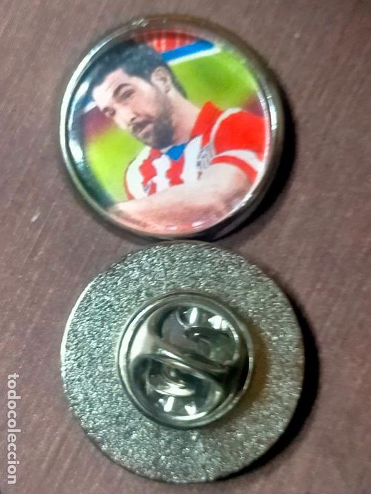 Pins de cole&ccedil;&atilde;o: pin redondo metal - f&uacute;tbol equipo club Atl&eacute;tico de Madrid
