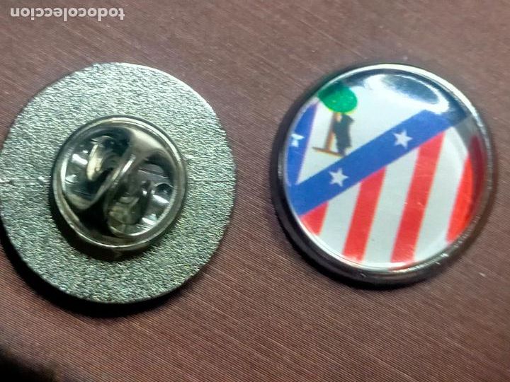 Pins de cole&ccedil;&atilde;o: pin redondo metal - f&uacute;tbol equipo club Atl&eacute;tico de Madrid