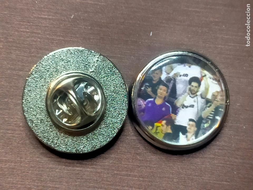 Pins de cole&ccedil;&atilde;o: pin redondo metal - f&uacute;tbol equipo club real Madrid