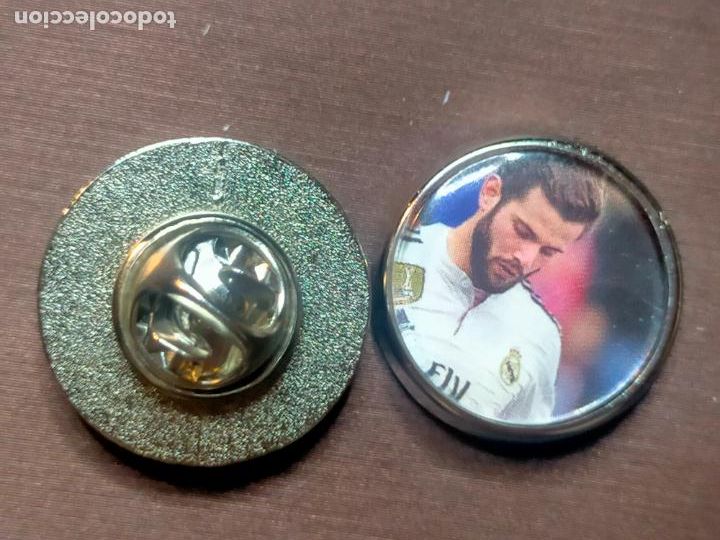 Pins de cole&ccedil;&atilde;o: pin redondo metal - f&uacute;tbol equipo club real Madrid