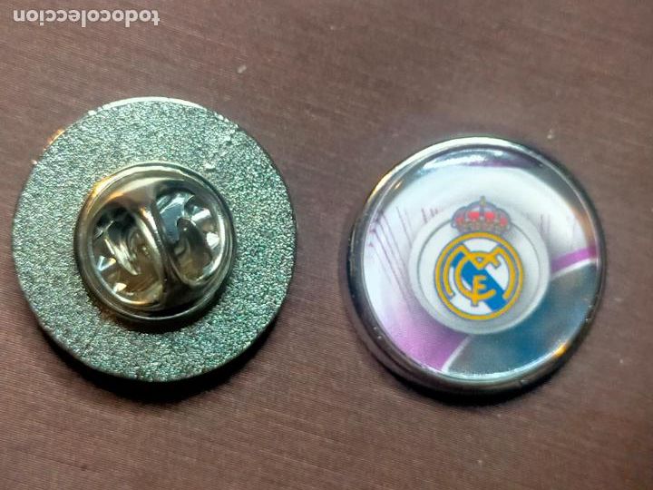 Collection pins: pin redondo metal - f&uacute;tbol equipo club real Madrid