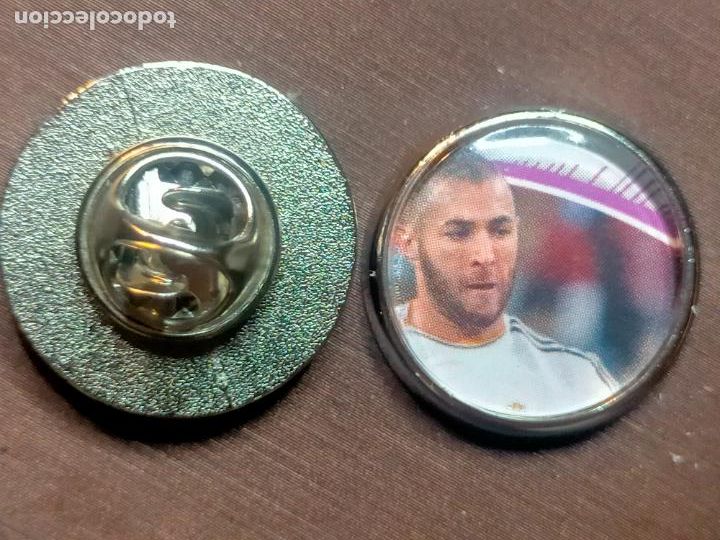 Pins de cole&ccedil;&atilde;o: pin redondo metal - f&uacute;tbol equipo club real Madrid