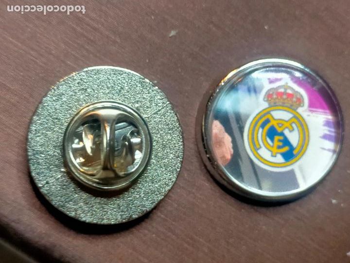 Collection pins: pin redondo metal - f&uacute;tbol equipo club real Madrid