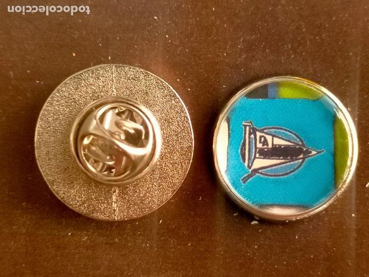 Pins de colecci&oacute;n: pin redondo metal - f&uacute;tbol equipo club alaves