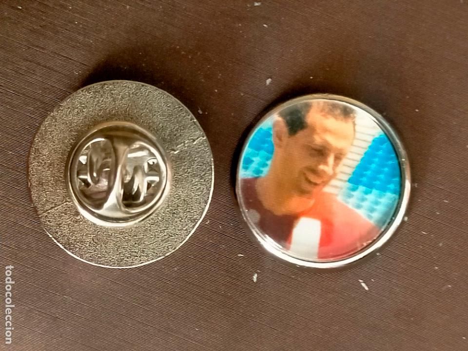 Pins de cole&ccedil;&atilde;o: pin redondo metal - f&uacute;tbol equipo club ATLETICO DE MADRID