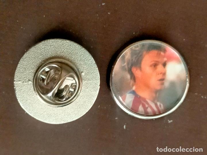 Pins de cole&ccedil;&atilde;o: pin redondo metal - f&uacute;tbol equipo club ATLETICO DE MADRID