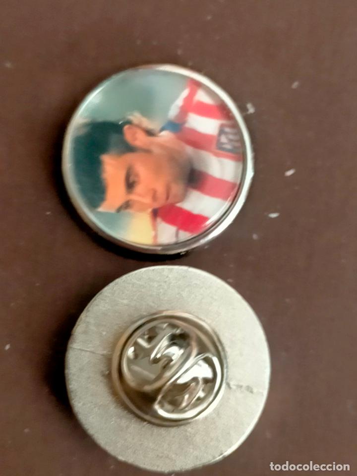 Pins de cole&ccedil;&atilde;o: pin redondo metal - f&uacute;tbol equipo club ATLETICO DE MADRID