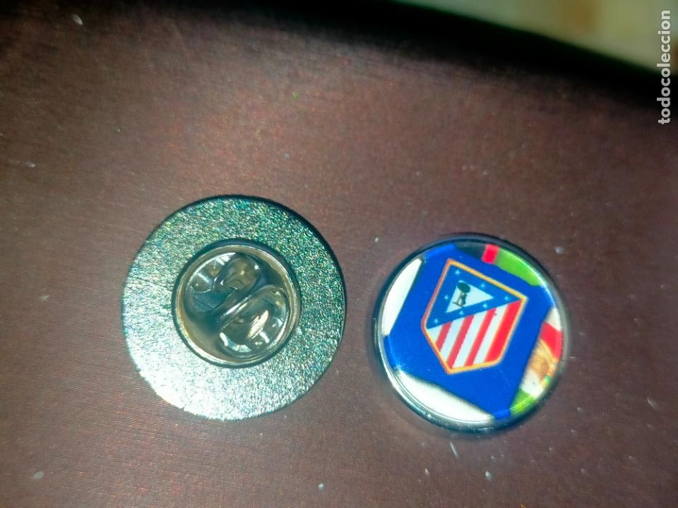Collection pins: pin redondo metal - f&uacute;tbol equipo club ATLETICO DE MADRID