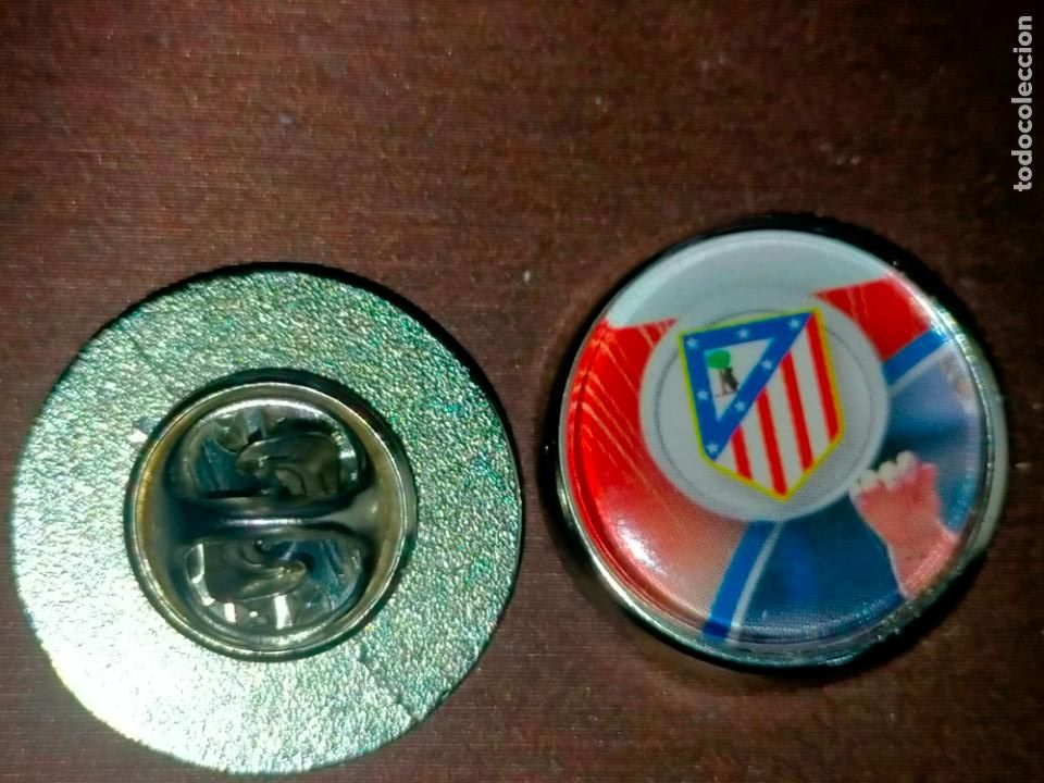 Pins e Spille di collezione: pin redondo metal - f&uacute;tbol equipo club ATLETICO DE MADRID
