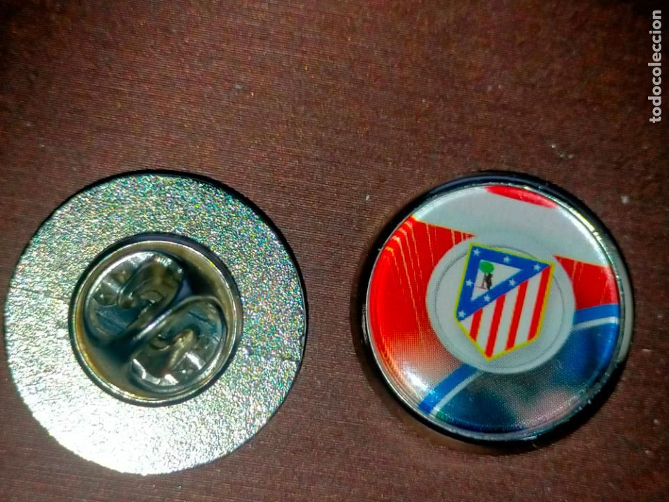Collection pins: pin redondo metal - f&uacute;tbol equipo club ATLETICO DE MADRID