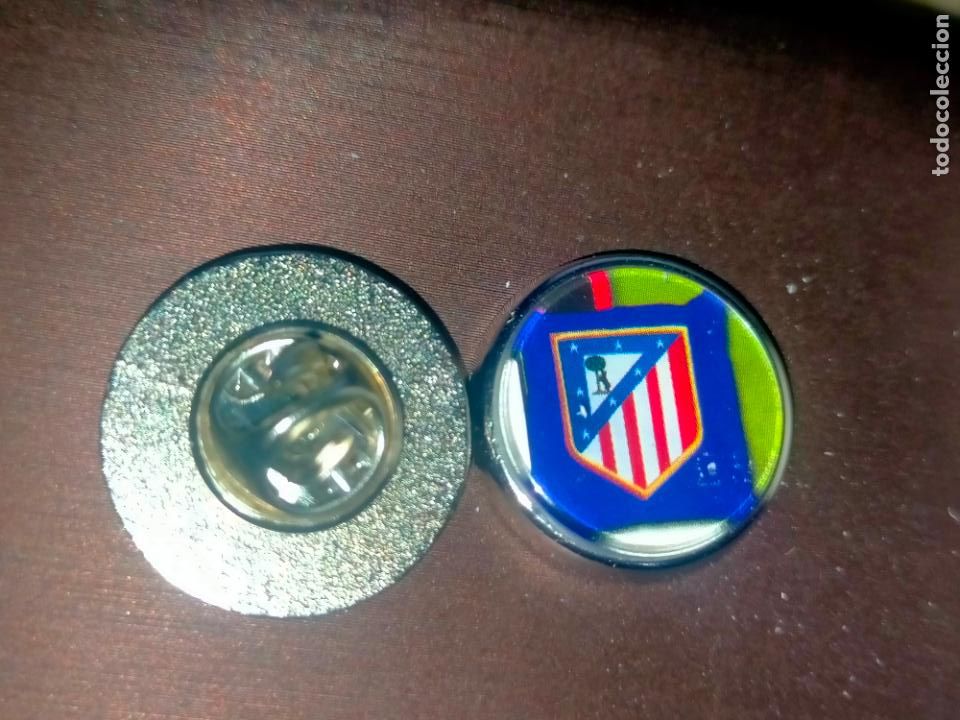 Collection pins: pin redondo metal - f&uacute;tbol equipo club ATLETICO DE MADRID