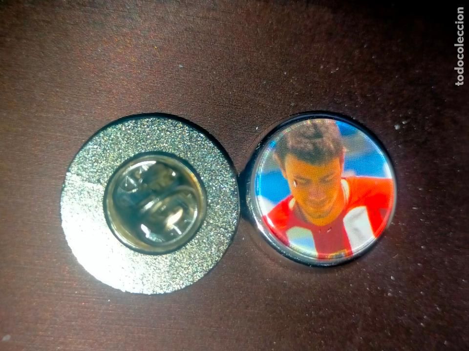 Pins de cole&ccedil;&atilde;o: pin redondo metal - f&uacute;tbol equipo club ATLETICO DE MADRID