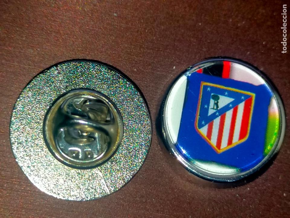 Pins e Spille di collezione: pin redondo metal - f&uacute;tbol equipo club ATLETICO DE MADRID