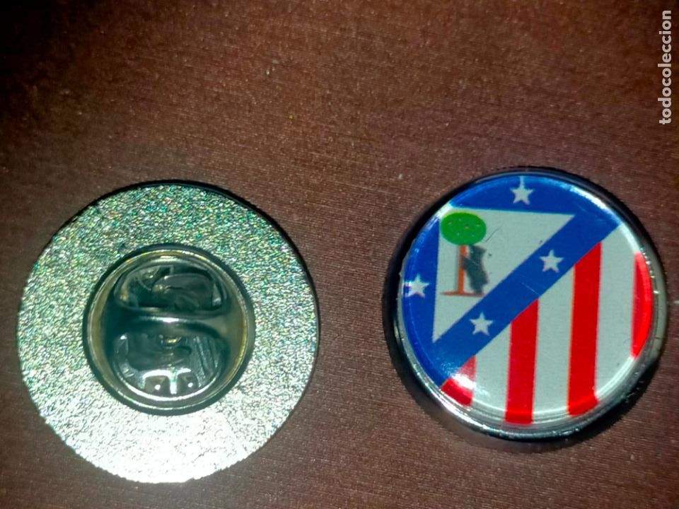 Pins de cole&ccedil;&atilde;o: pin redondo metal - f&uacute;tbol equipo club ATLETICO DE MADRID