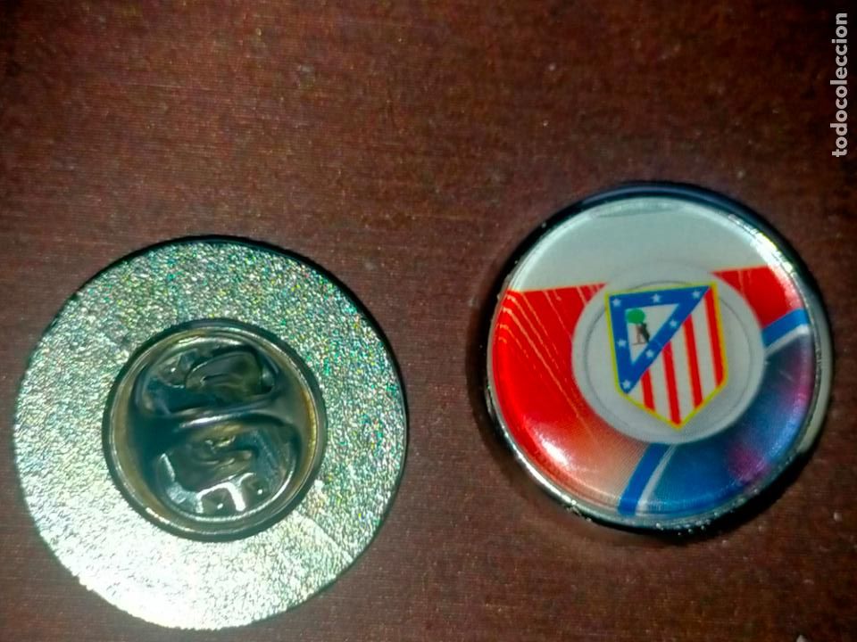 Pins e Spille di collezione: pin redondo metal - f&uacute;tbol equipo club ATLETICO DE MADRID