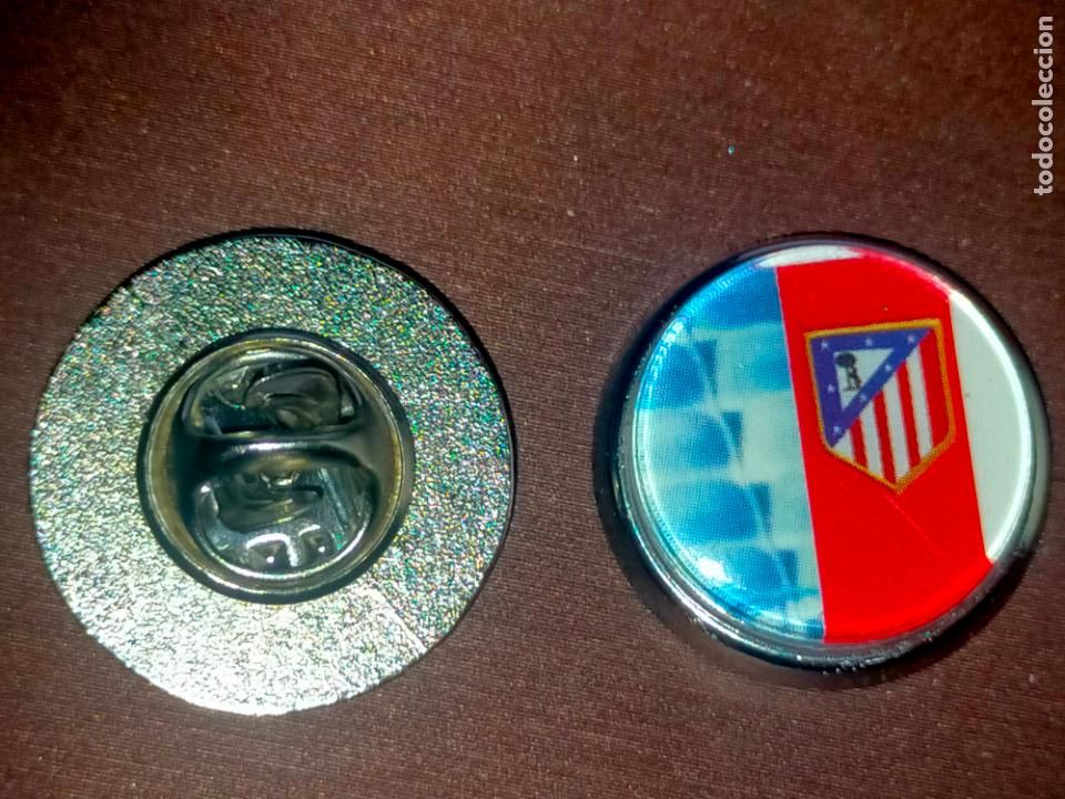 Collection pins: pin redondo metal - f&uacute;tbol equipo club ATLETICO DE MADRID