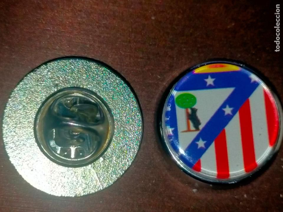Pins e Spille di collezione: pin redondo metal - f&uacute;tbol equipo club ATLETICO DE MADRID