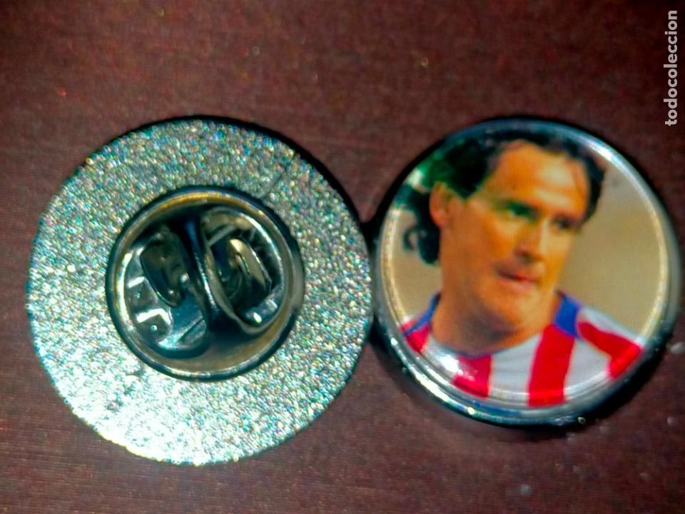 Pins de cole&ccedil;&atilde;o: pin redondo metal - f&uacute;tbol equipo club ATLETICO DE MADRID
