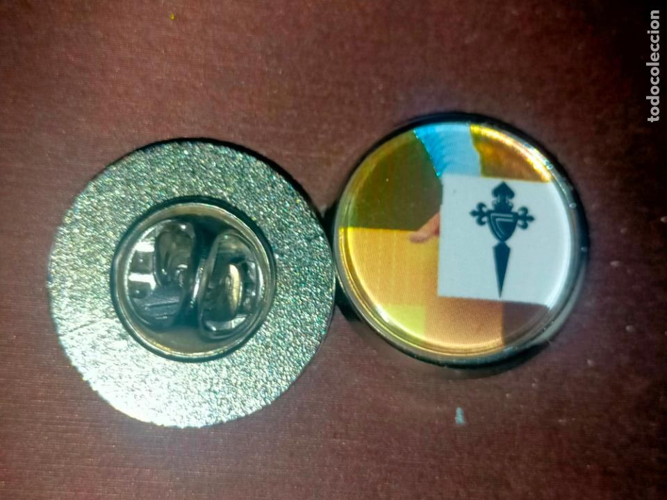 Pins de cole&ccedil;&atilde;o: pin redondo metal - f&uacute;tbol equipo club real celta de vigo