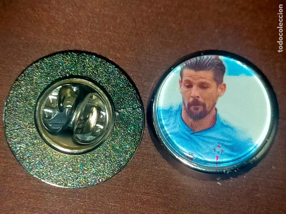 Collection pins: pin redondo metal - f&uacute;tbol equipo club real celta de vigo