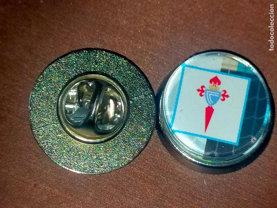 Pins de cole&ccedil;&atilde;o: pin redondo metal - f&uacute;tbol equipo club real celta de vigo