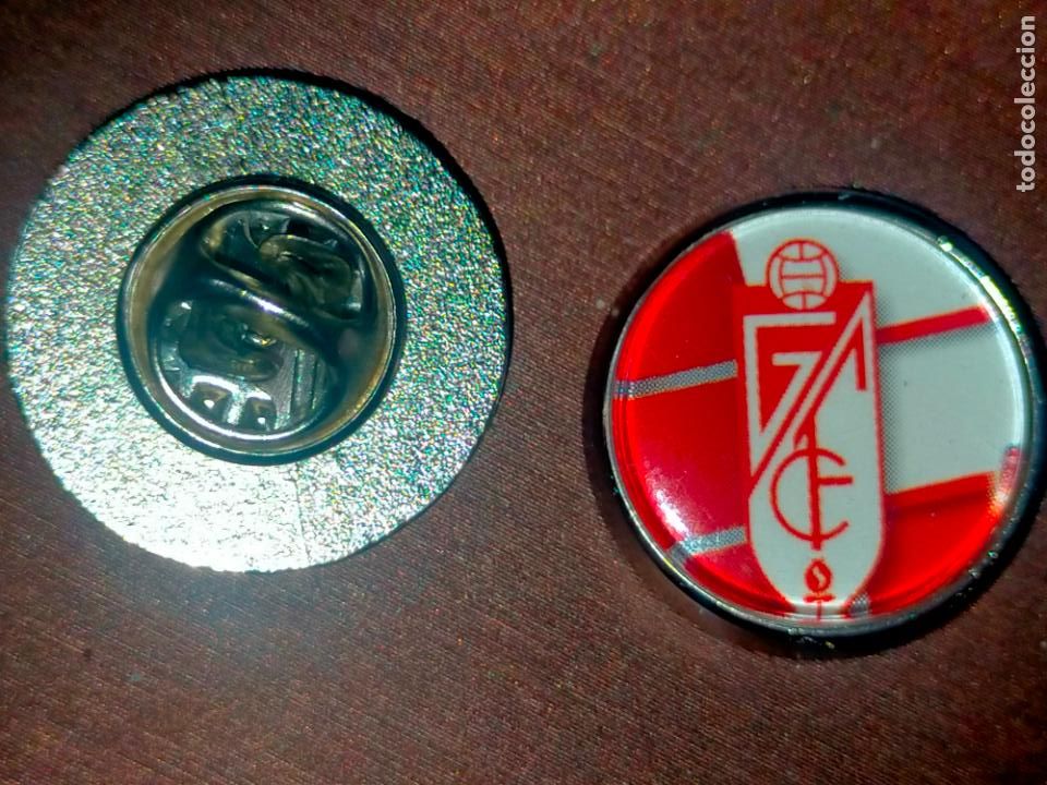 Collection pins: pin redondo metal - f&uacute;tbol equipo club Granada club de futbol