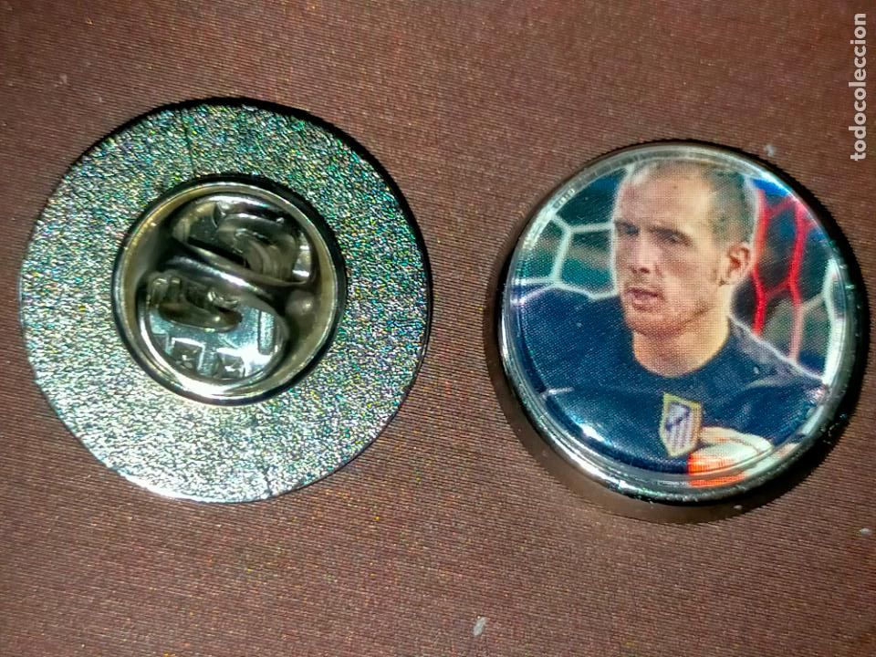 Collection pins: pin redondo metal - f&uacute;tbol equipo club Atl&eacute;tico de Madrid