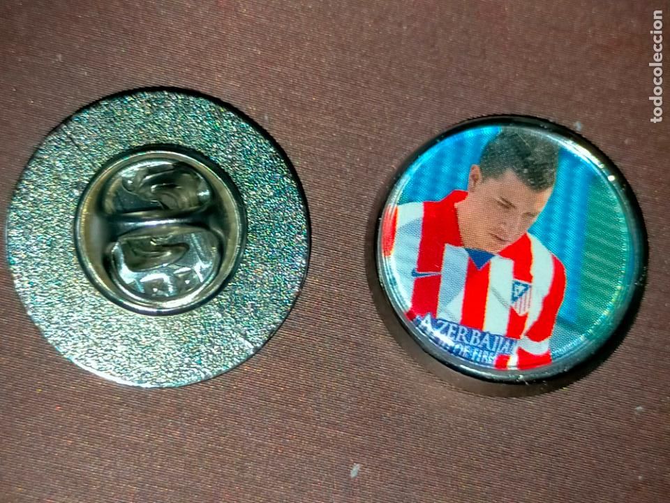 Collection pins: pin redondo metal - f&uacute;tbol equipo club Atl&eacute;tico de Madrid