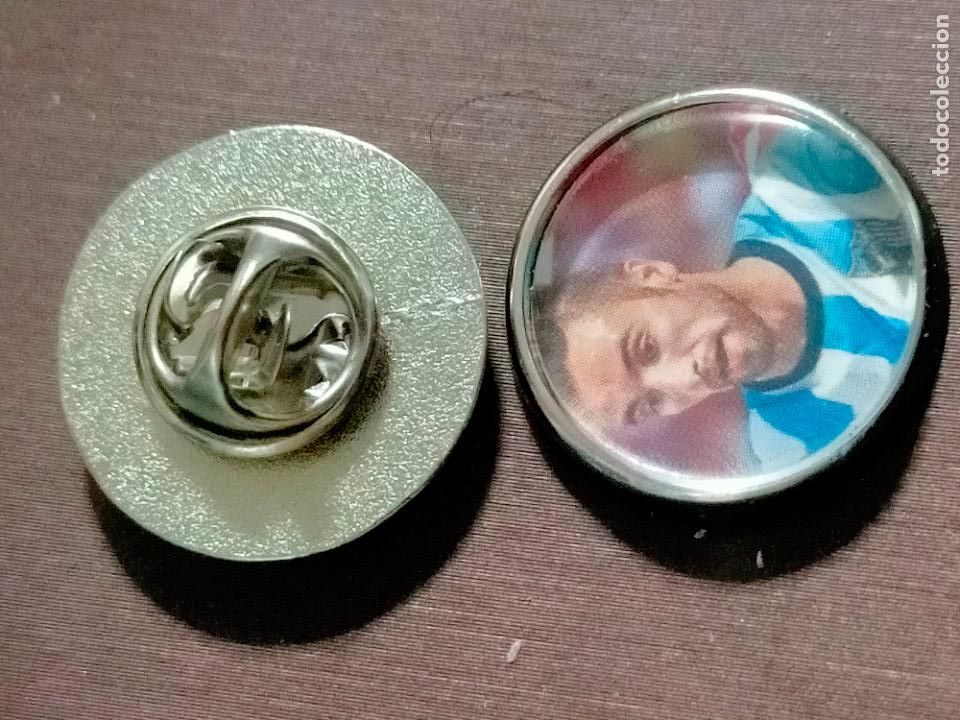 Pins de colecci&oacute;n: pin redondo metal - f&uacute;tbol equipo club M&aacute;laga club de f&uacute;tbol