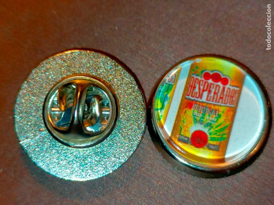 Collection pins: pin redondo metal - CERVEZA desperado
