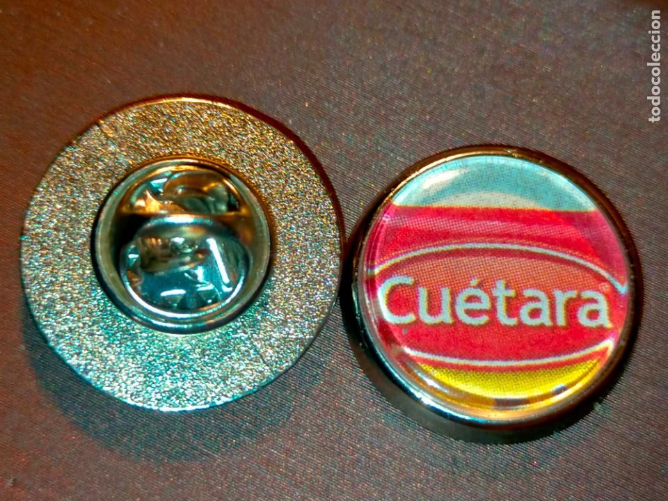 Collection pins: pin redondo metal - publicitario dulces cu&eacute;tara